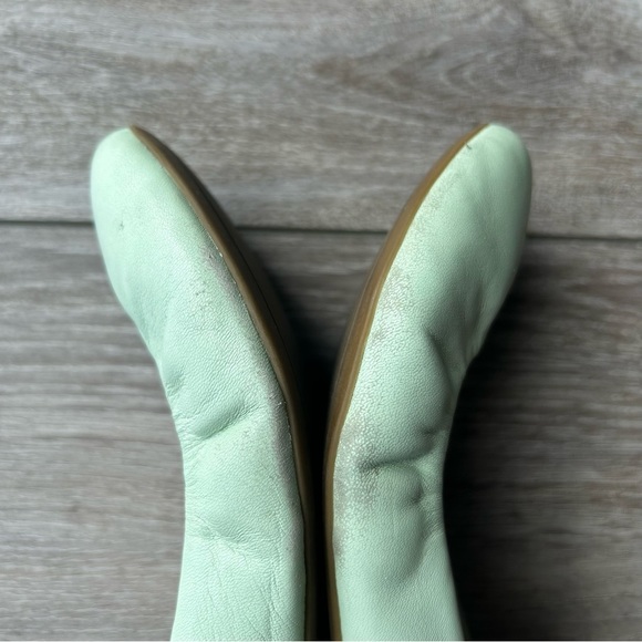 J. Crew Sage Green Soft Leather Ballet Flats - Picture 11 of 15